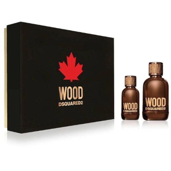 DSQUARED2 Men's Wood Pour Homme 2 Piece Fragrance Gift Set - Picture 1 of 8